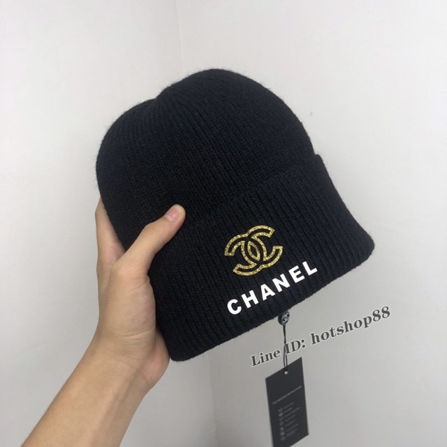 CHANEL專門店新款香奈兒秋冬精品時尚百搭女士毛線帽 mmyj3453